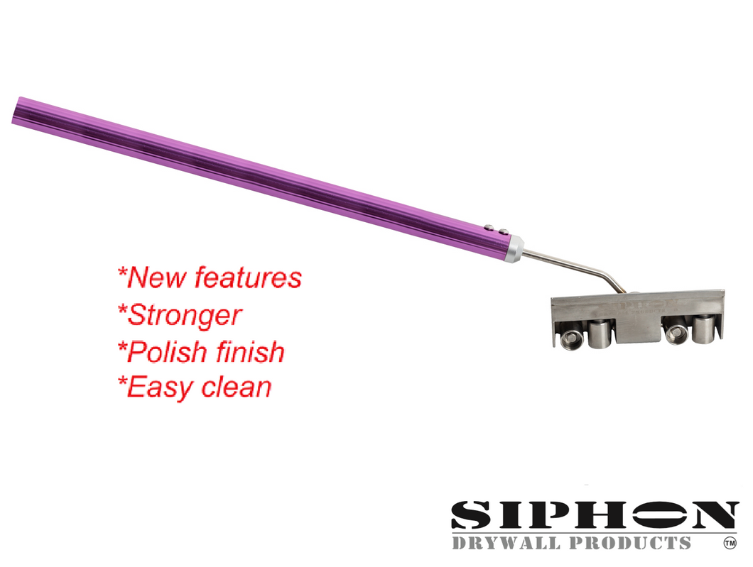 Siphon drywall products™ Grade 304 Stainless Steel Roller with 1200mm alloy long handle
