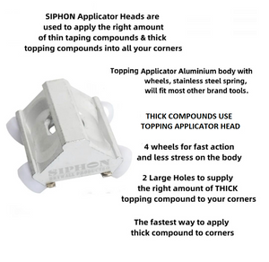 Siphon drywall products™ Toping Applicator
